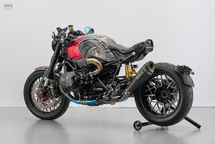 BMW RnineT by Kuo CNC Design from the Speed and Crafts custom moto show