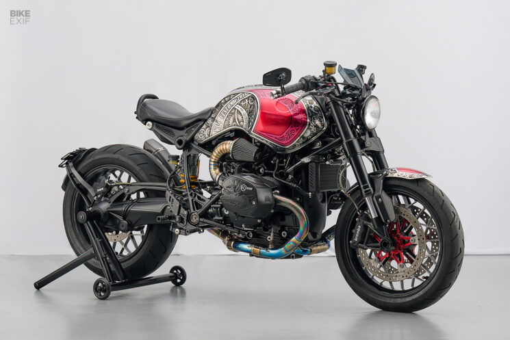BMW RnineT by Kuo CNC Design from the Speed and Crafts custom moto show
