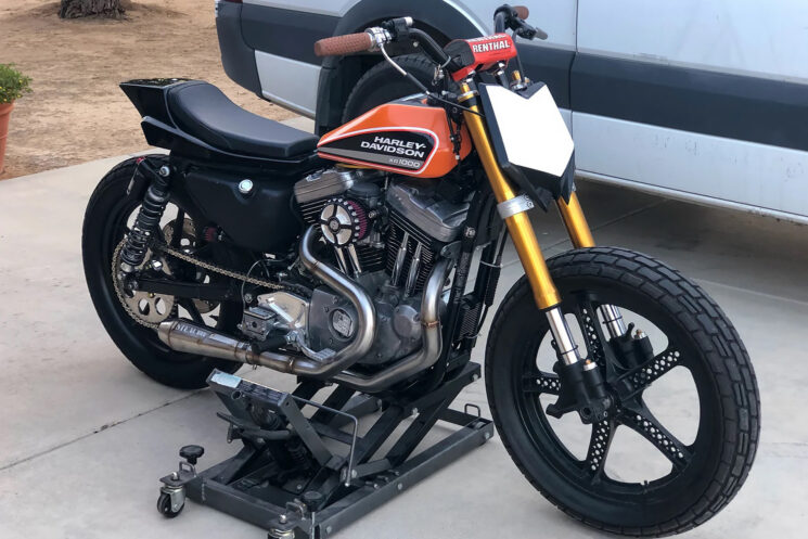 Stealth Harley Sportster Tracker Exhaust