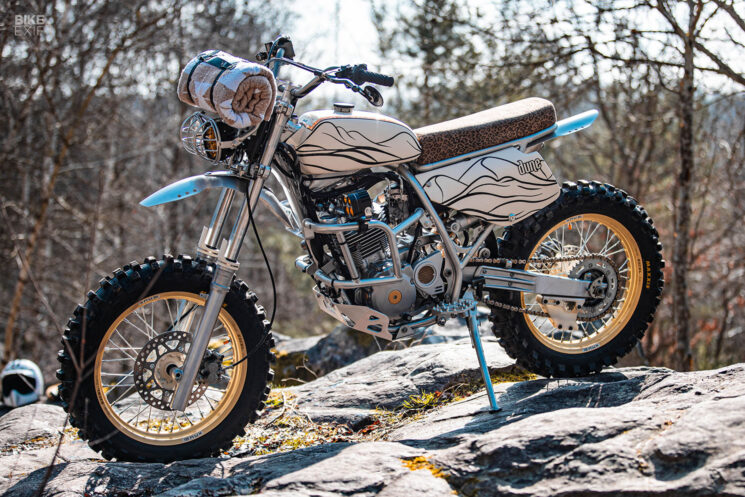 Suzuki DR350 scrambler by Le Cent Vingt Cinq