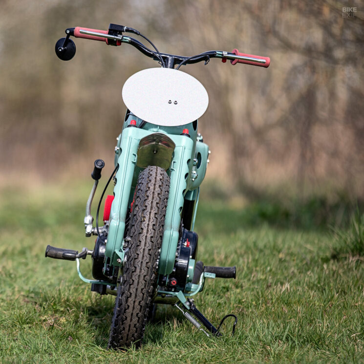 Custom Ariel Leader two-stroke by Ivan Counsell