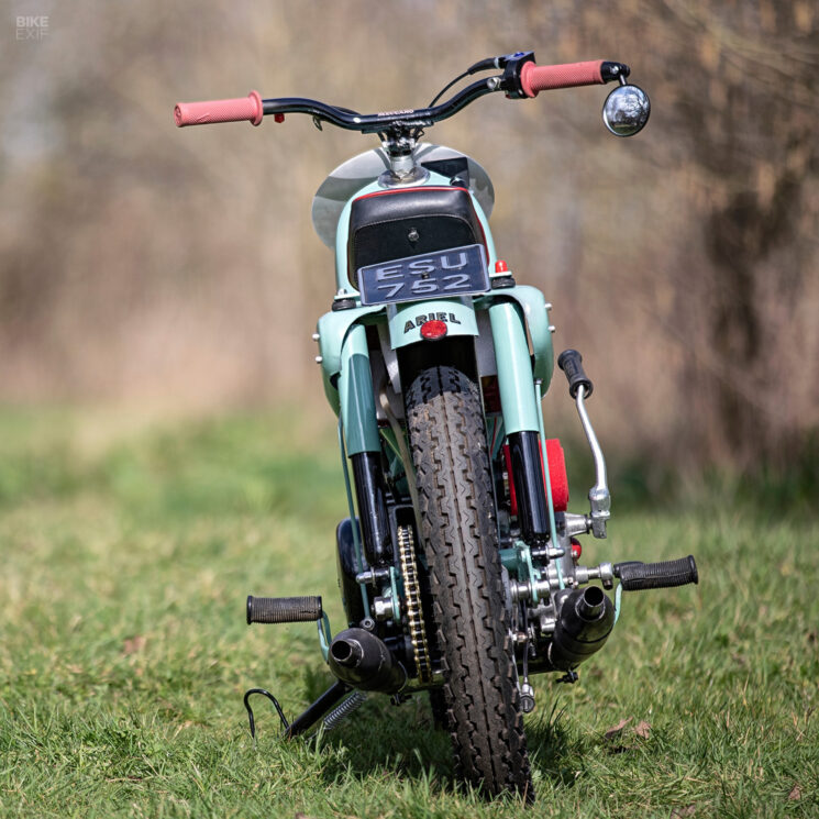 Custom Ariel Leader two-stroke by Ivan Counsell