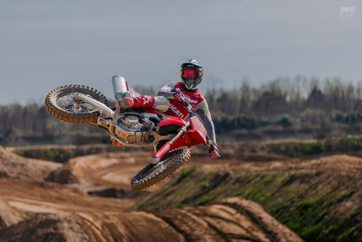 Ducati Desmo450 MX motocross race bike