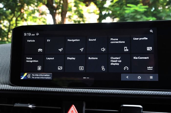 2025 Kia EV6 touchscreen infotainment 2025 Kia EV6 touchscreen infotainment