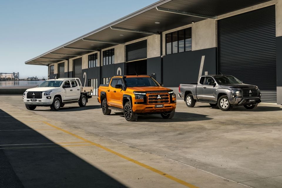 2025 Mitsubishi Triton range