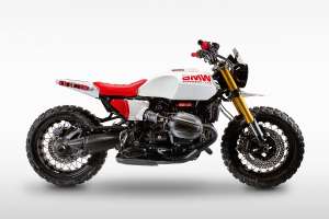 Custom BMW R 12 nineT adventure build by Ellaspede