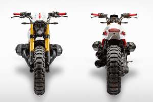 Custom BMW R 12 nineT adventure build by Ellaspede