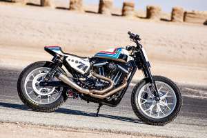 Flat tracker harley